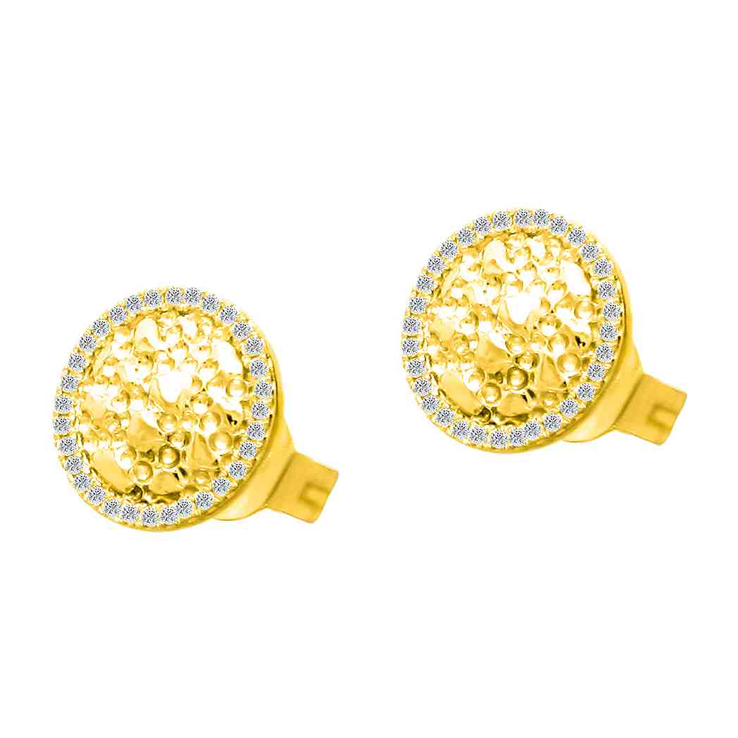 Round Stud Earring ER23014A